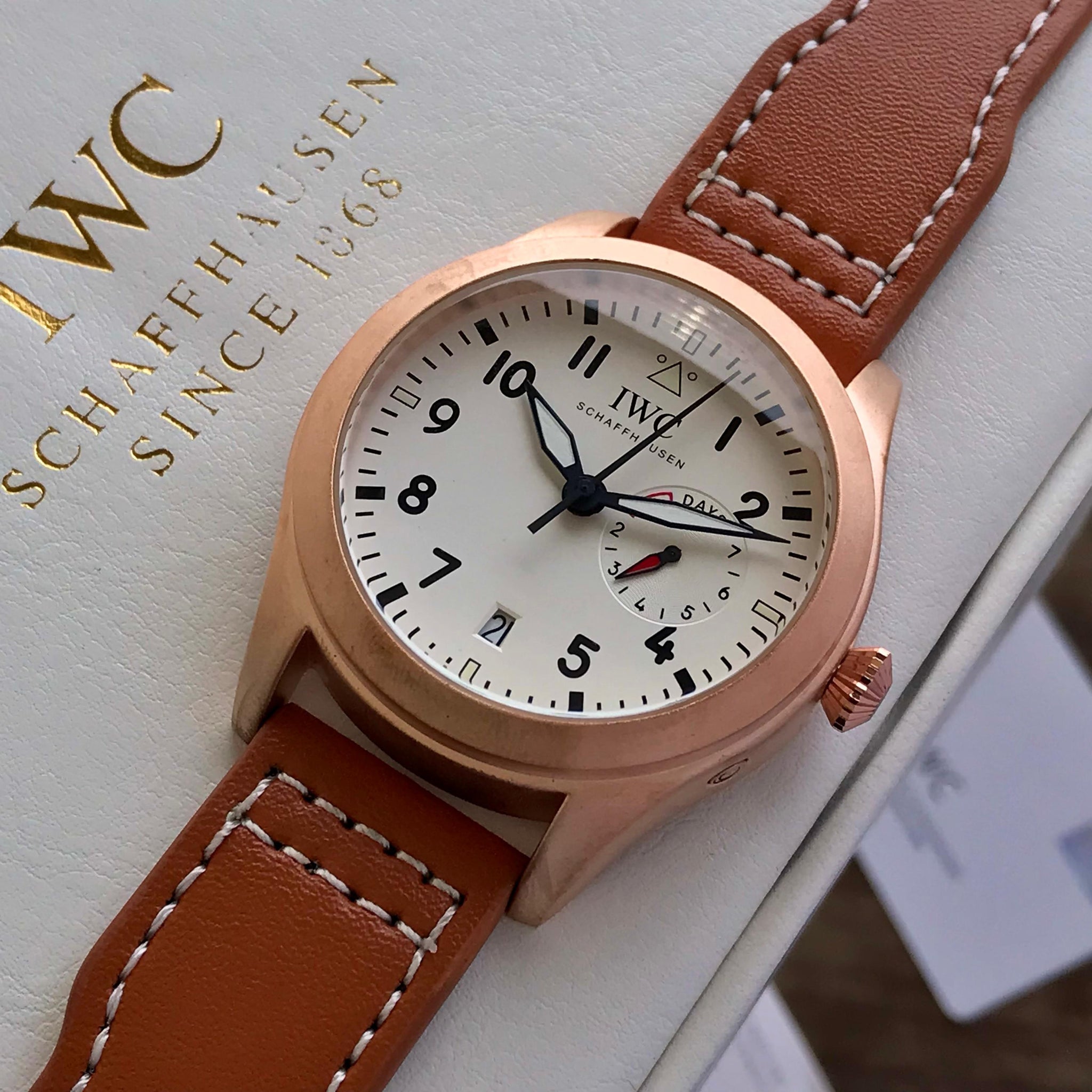 I.WC Schaffhausen PORTUGIESER  chronograph