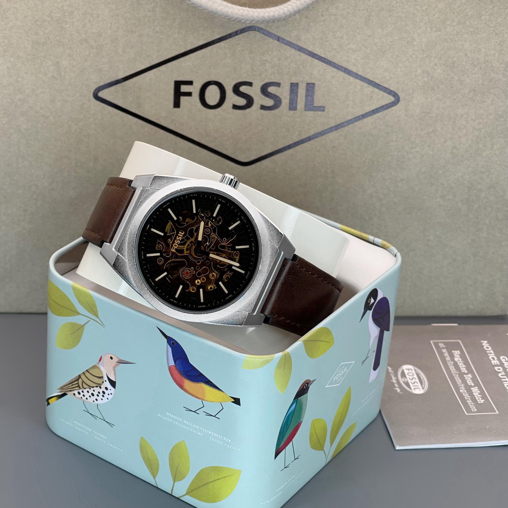 Fos.sil Everett Modern Machine Automatic