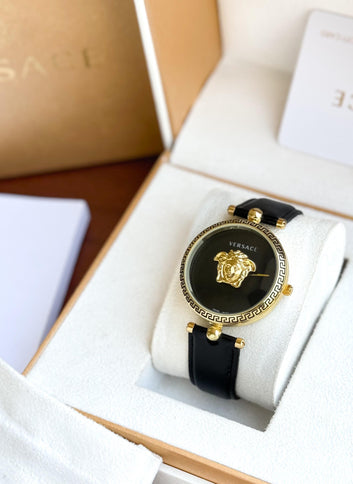 Ver.sace golden 3d medusa quartz