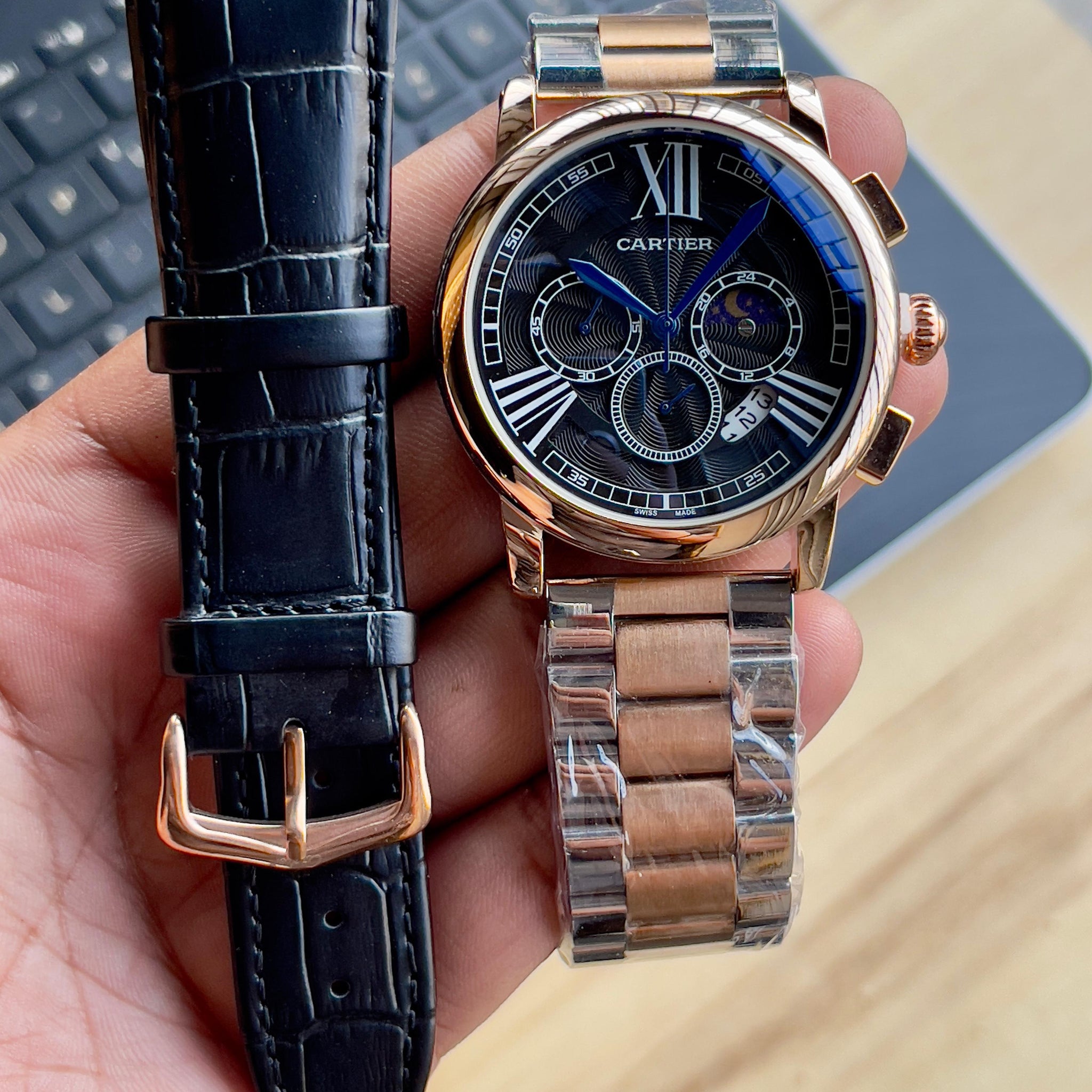 CARTI°ER Quartz Chronograph Metal Watch